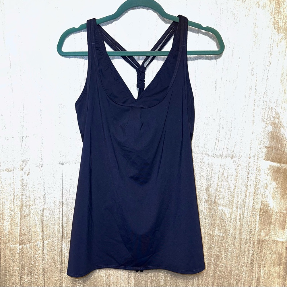 Athleta Navy Blue Tankini {Medium}